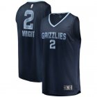 Camiseta Delon Wright 2 Memphis Grizzlies Icon Edition Armada Hombre